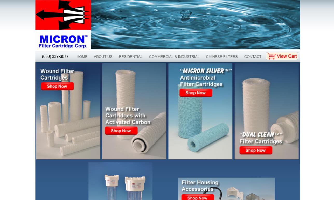 MICRON Filter Cartridge Corp. Liquid Filters