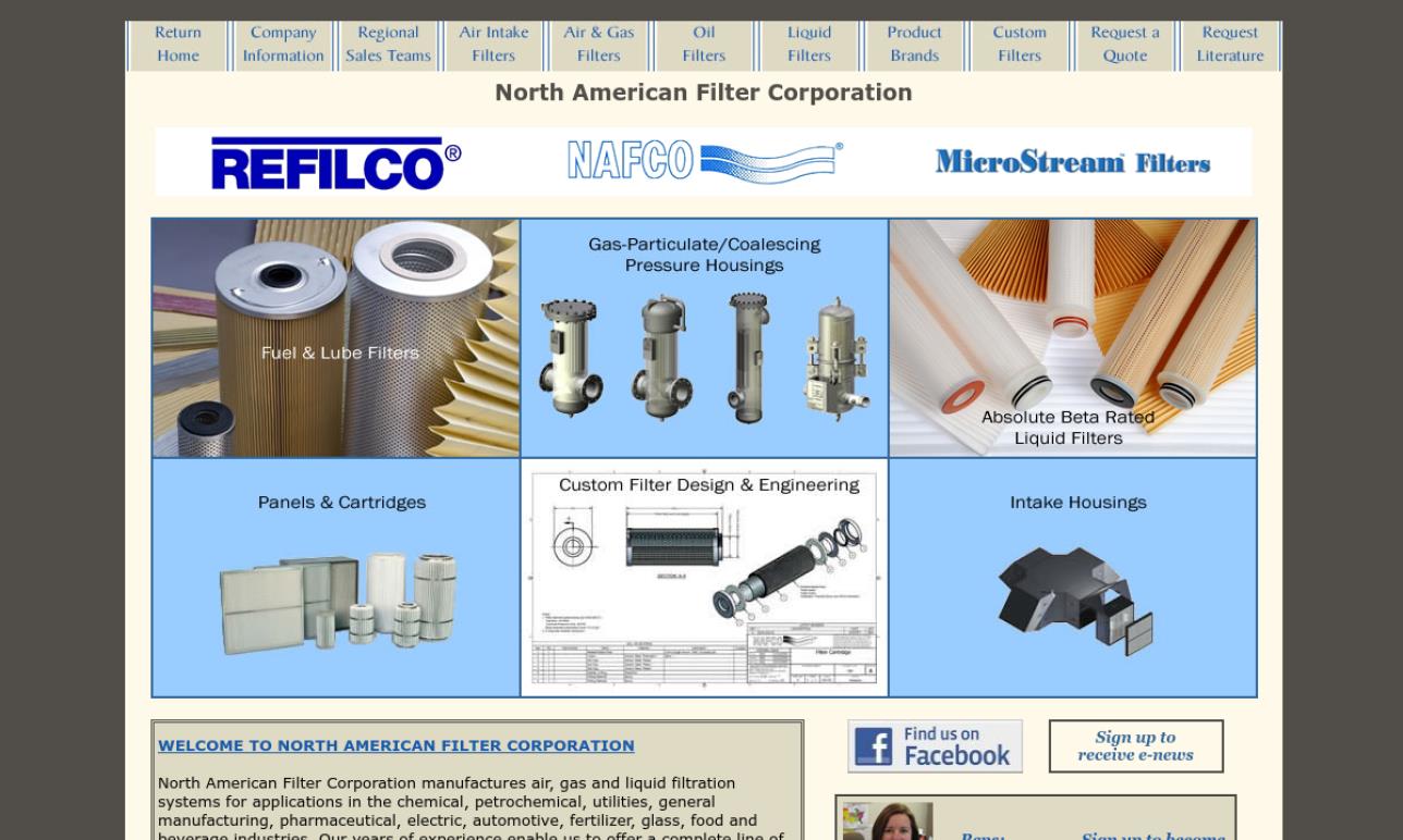 North American Filter Corporation Liquid Filters