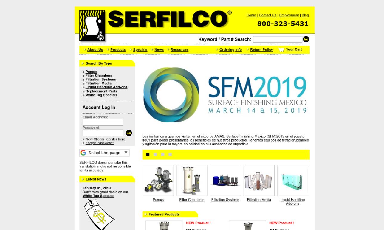 SERFILCO®, Ltd.